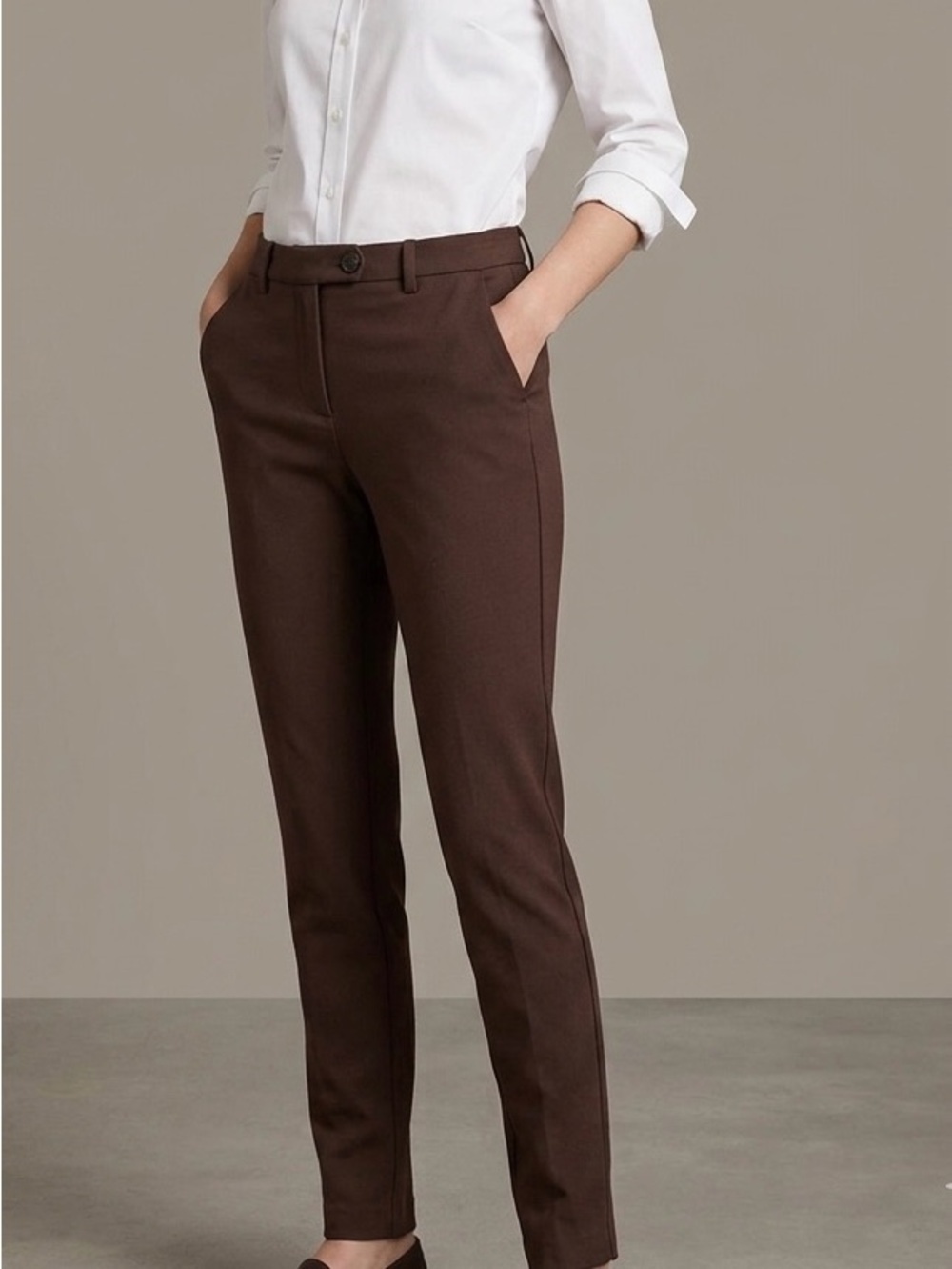 Mason's Chino Cotton Straight Leg Pants Size 42 / US 6-8